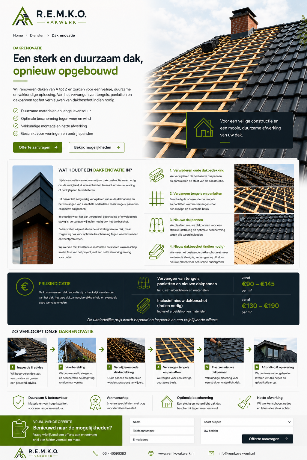Referentieontwerp Dakrenovatie